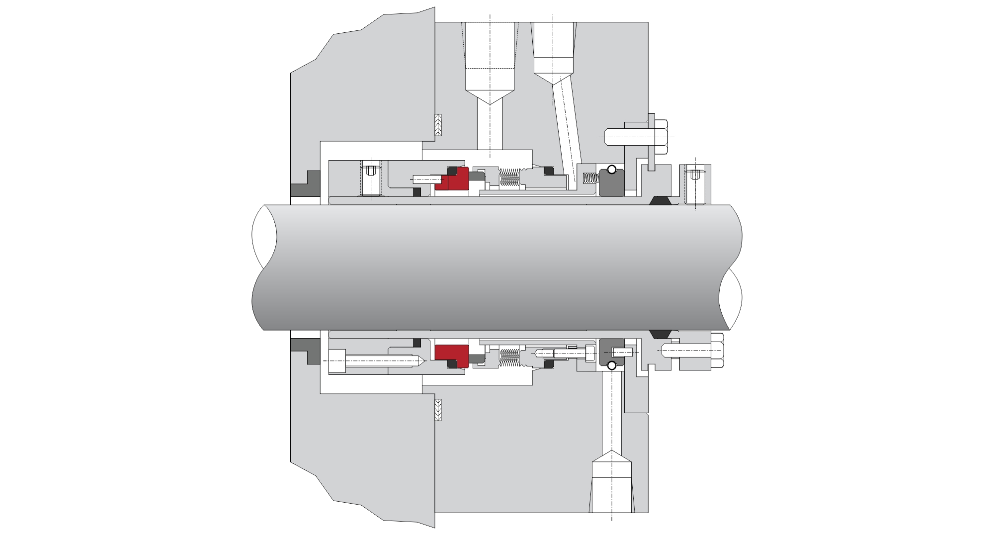 S1406<br />
Single Stationary Metal Bellows API Seal<br />
