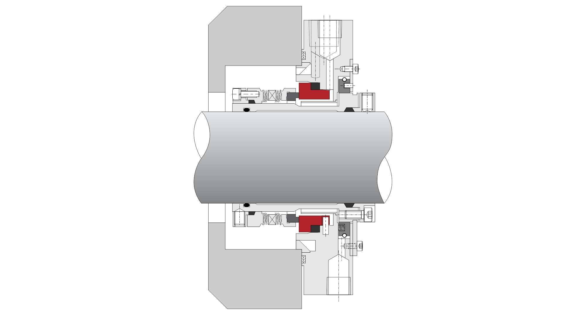 S1906<br />
Single Metal Bellows API Seal<br />
