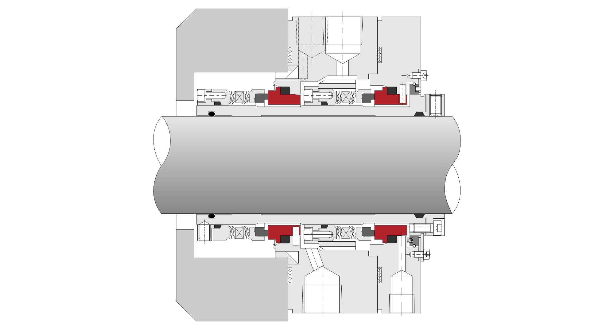 S2906<br />
Dual Metal Bellows API Seal<br />
